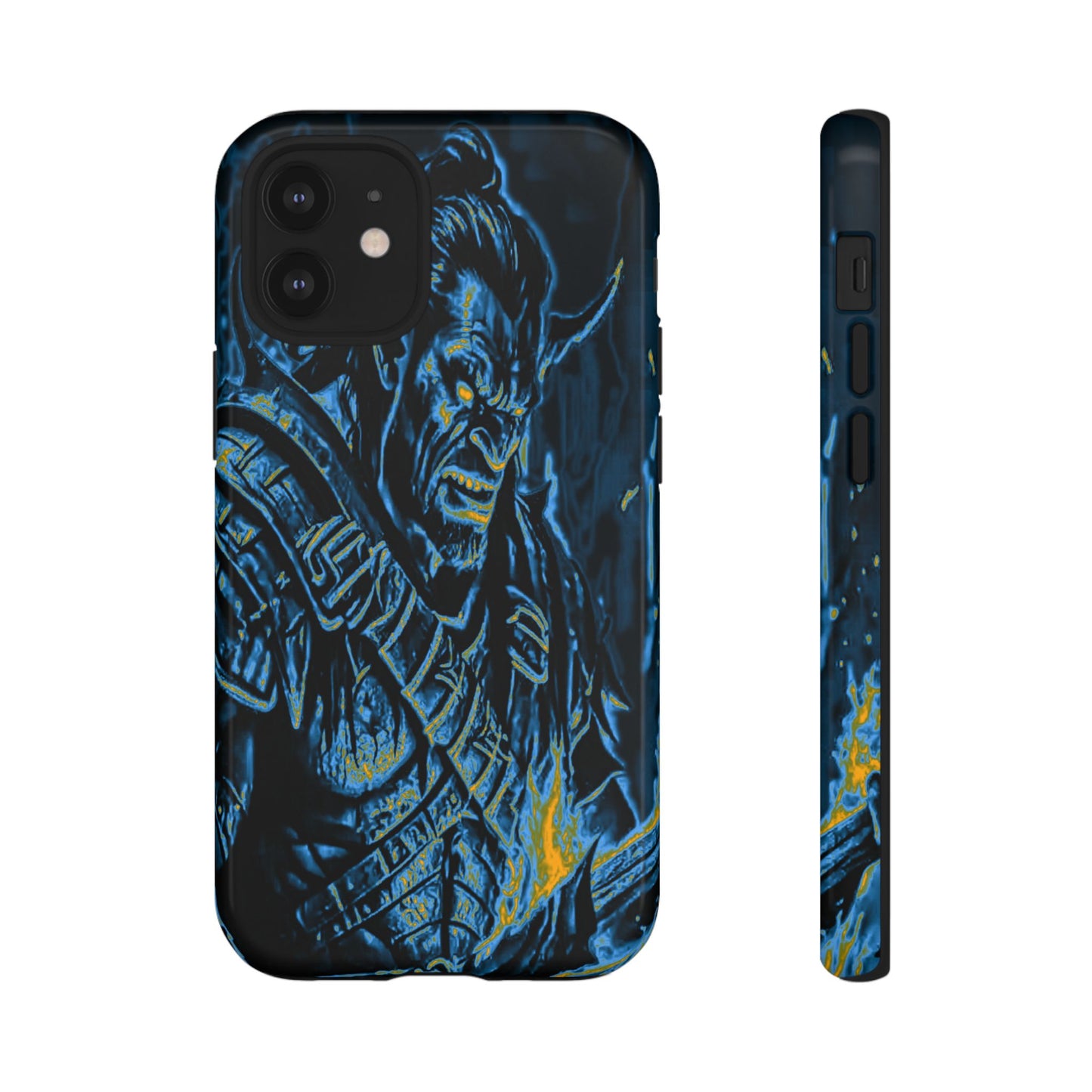 Orc With Flames Tough Phone Case