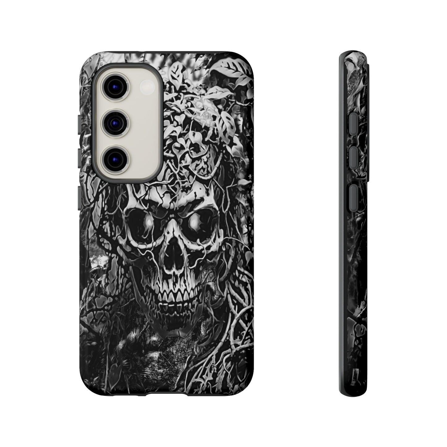 Crawling Vines Skull Tough Phone Case