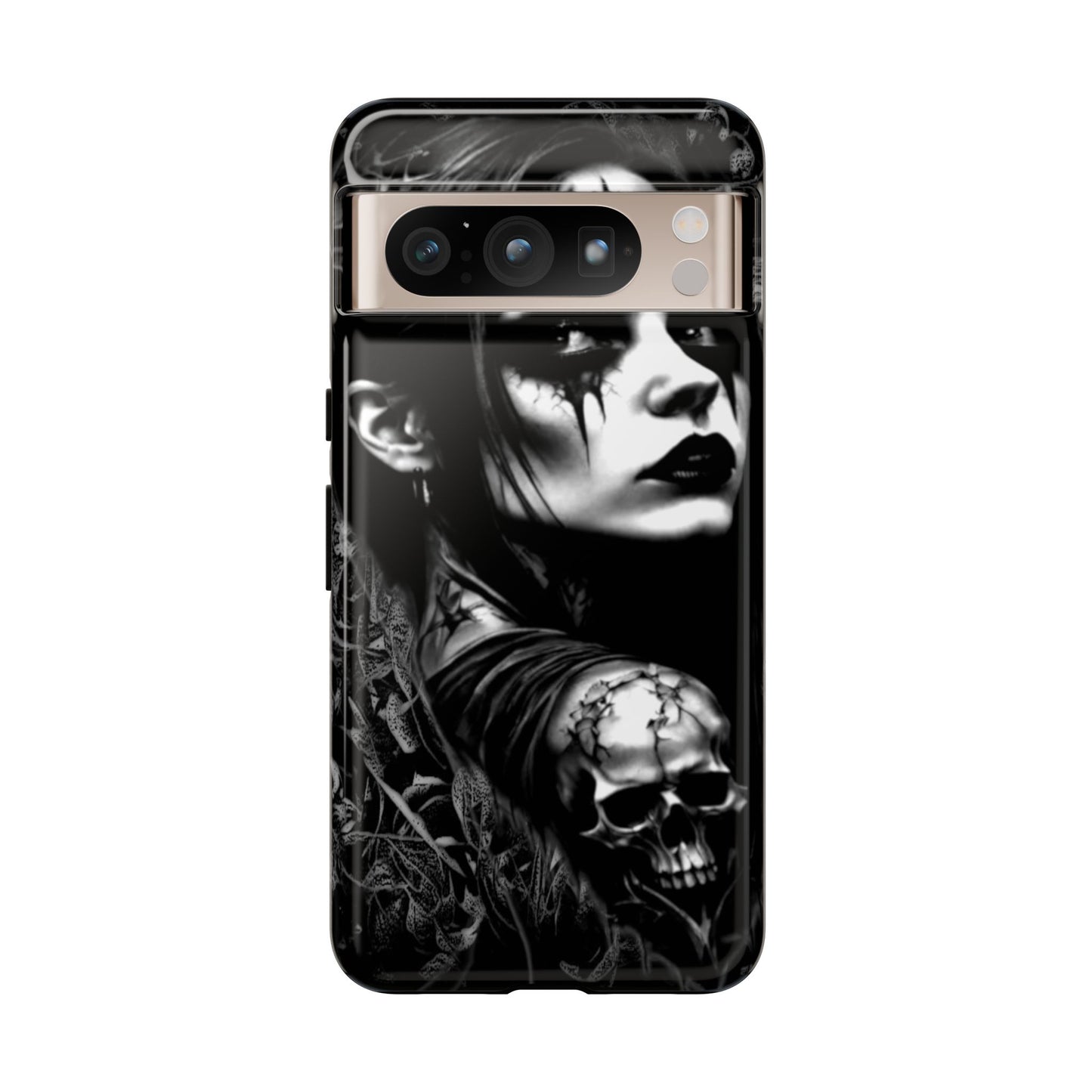 Mysterious Goth Girl Tough Phone Case