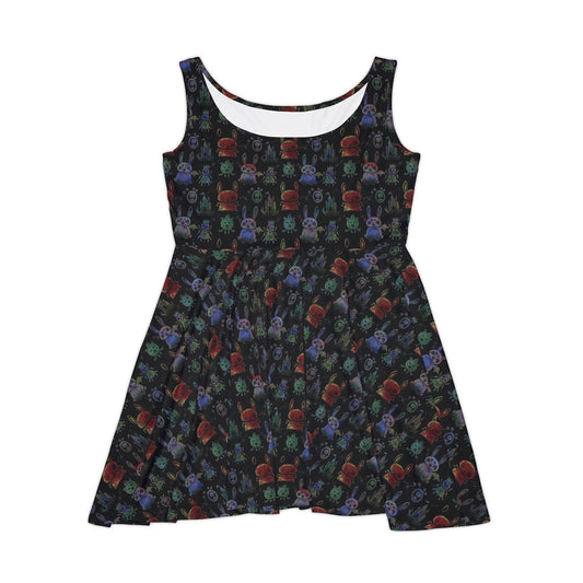 Grim Fairground Skater Dress
