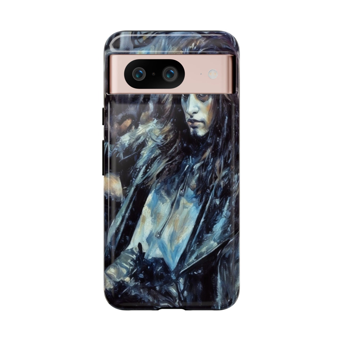 Enigmatic Goth Man Tough Phone Case