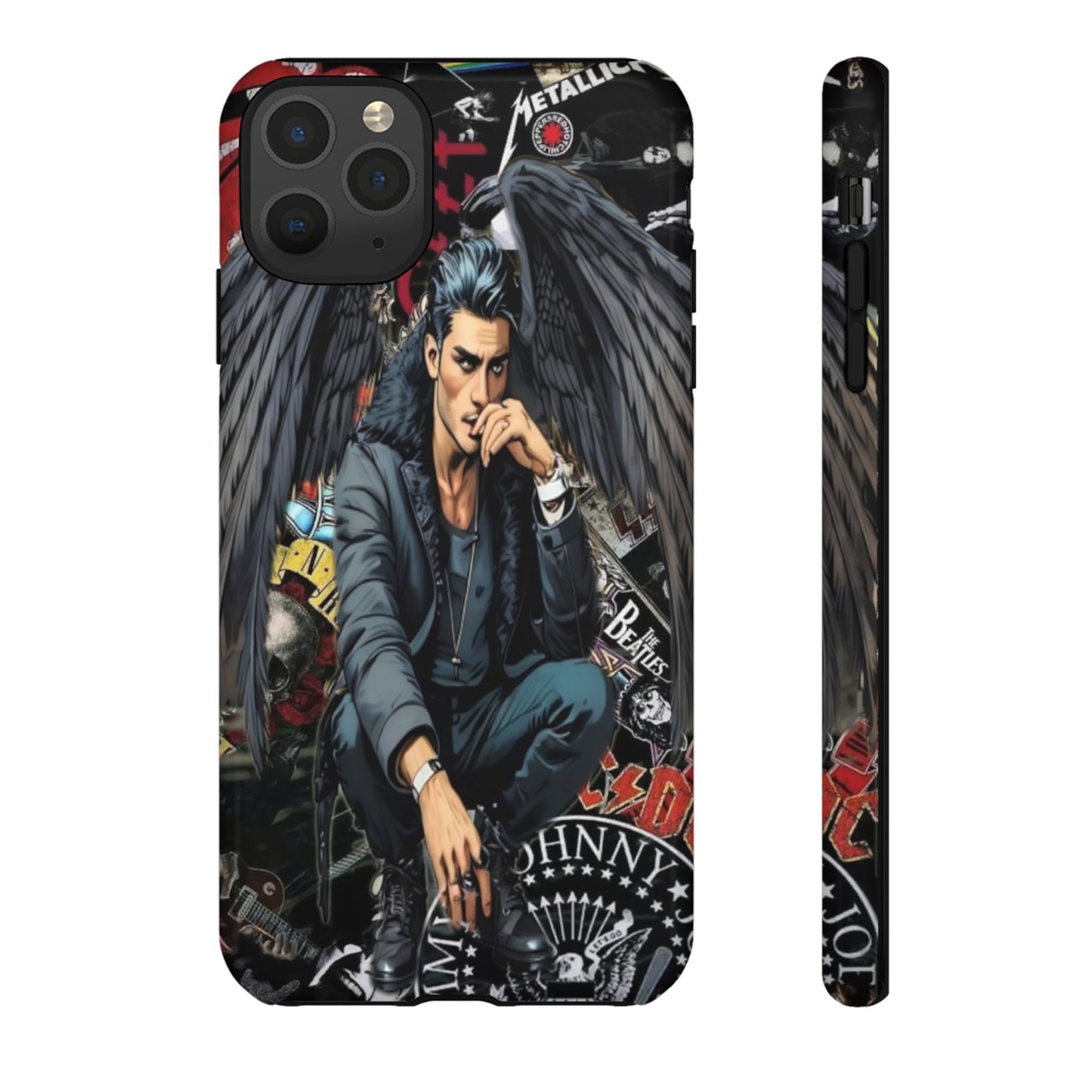 Male Music Angel Tough Phone Case