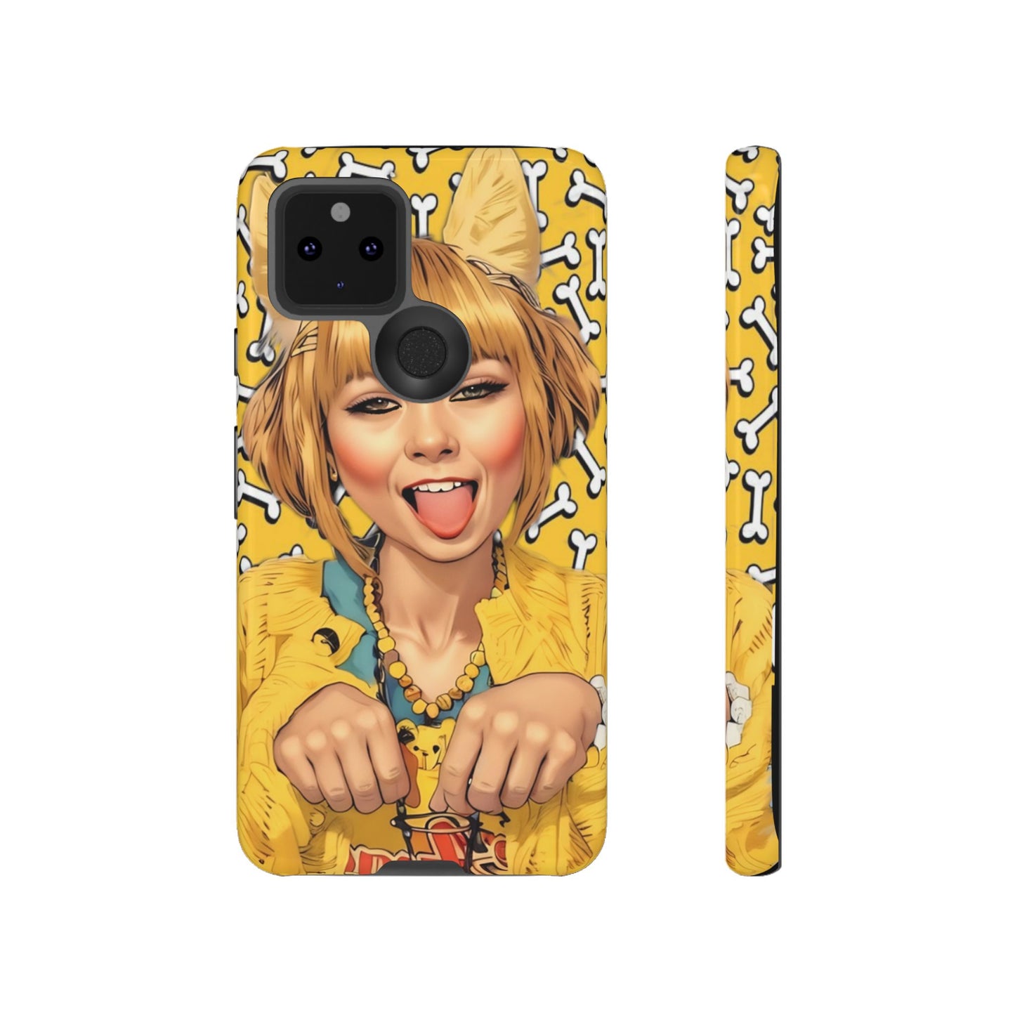 Begging Puppy Girl Tough Phone Case