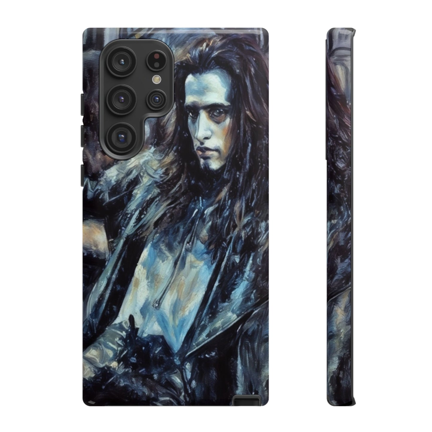 Enigmatic Goth Man Tough Phone Case