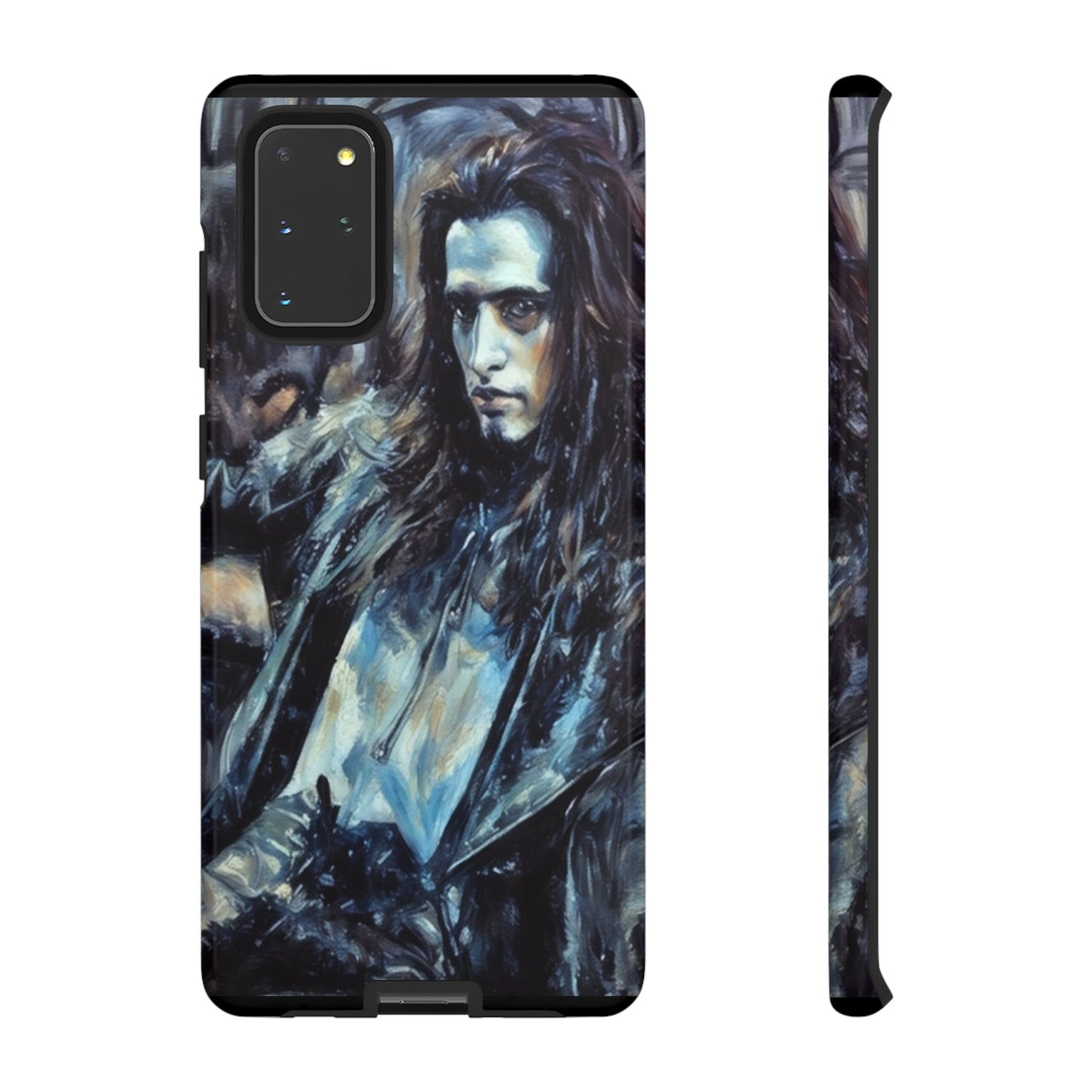 Enigmatic Goth Man Tough Phone Case