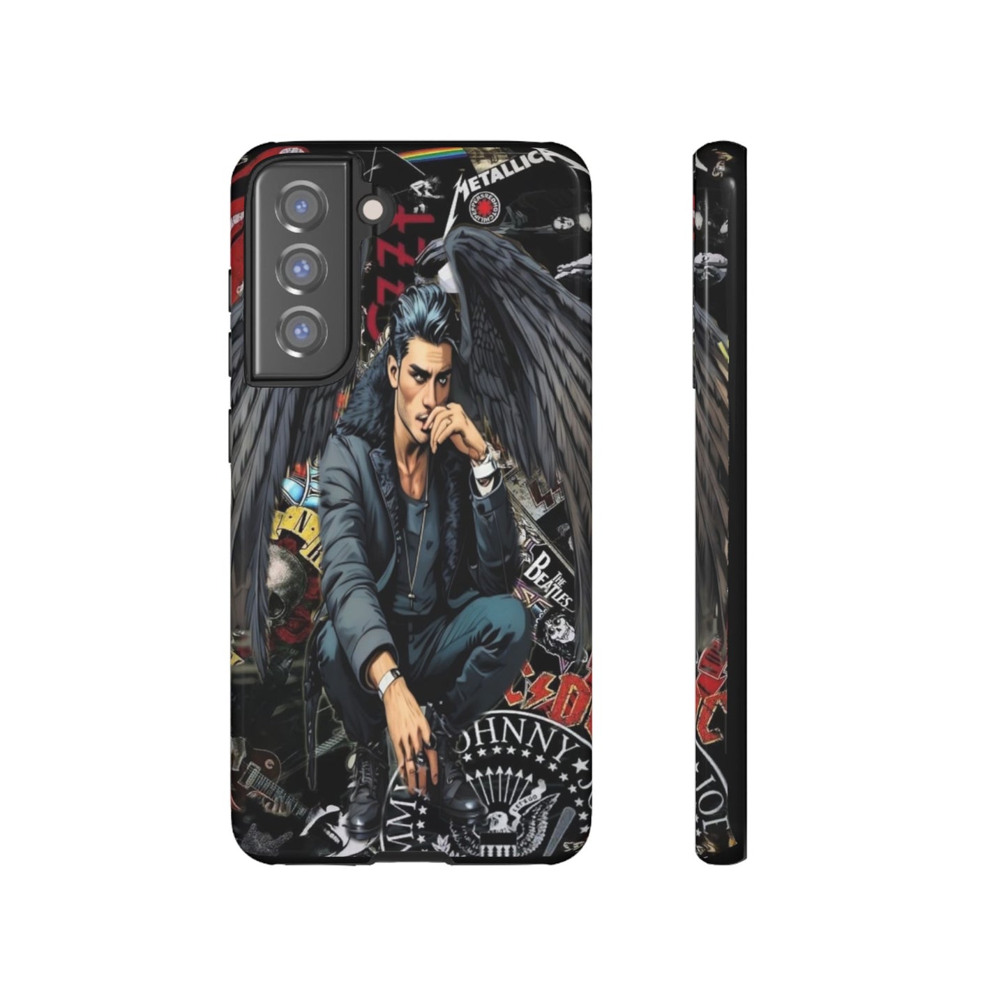 Male Music Angel Tough Phone Case