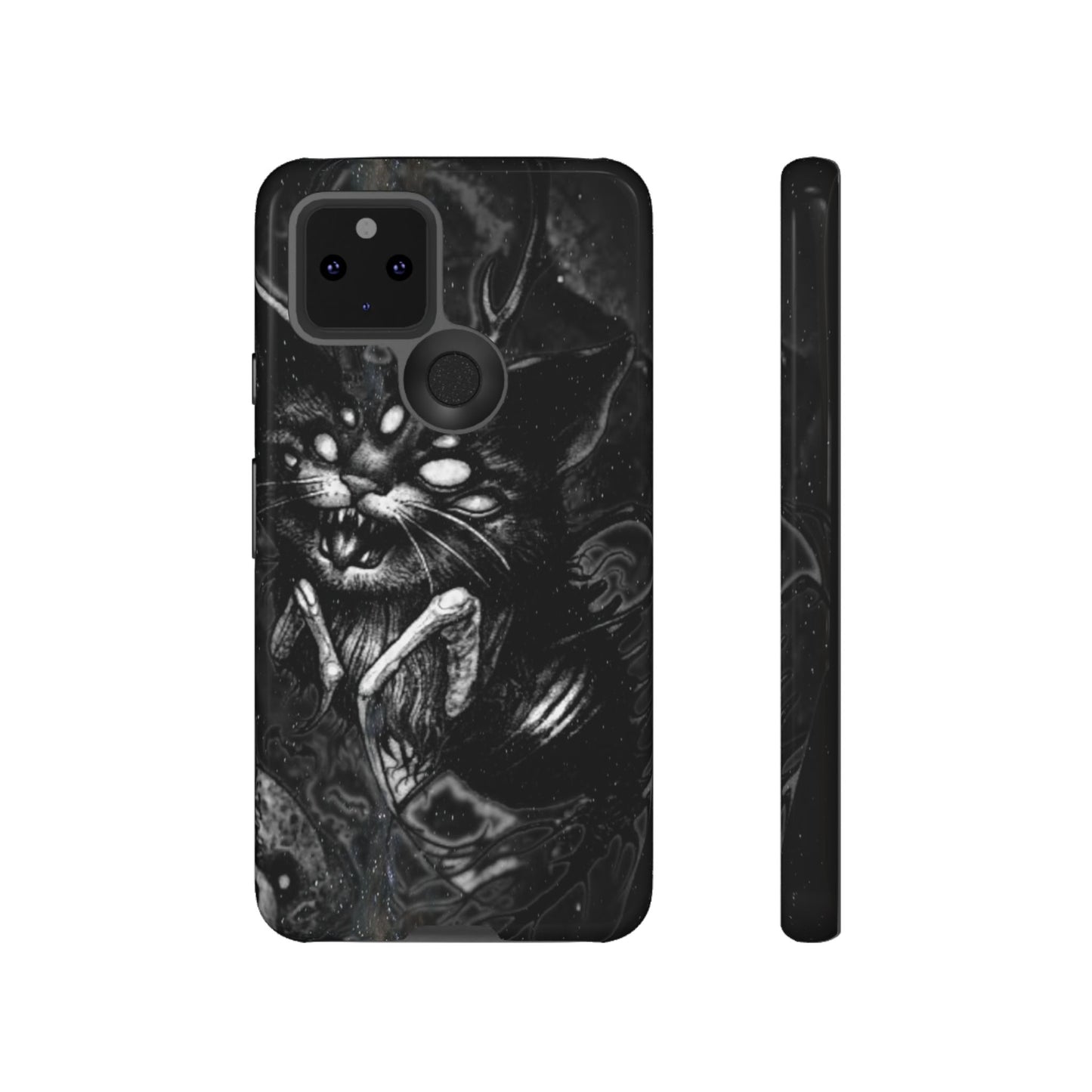 Scarey Cat Creature Tough Phone Case