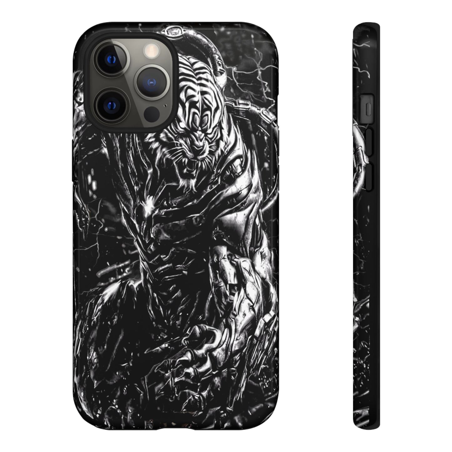 Cyborg Tiger Tough Phone Case