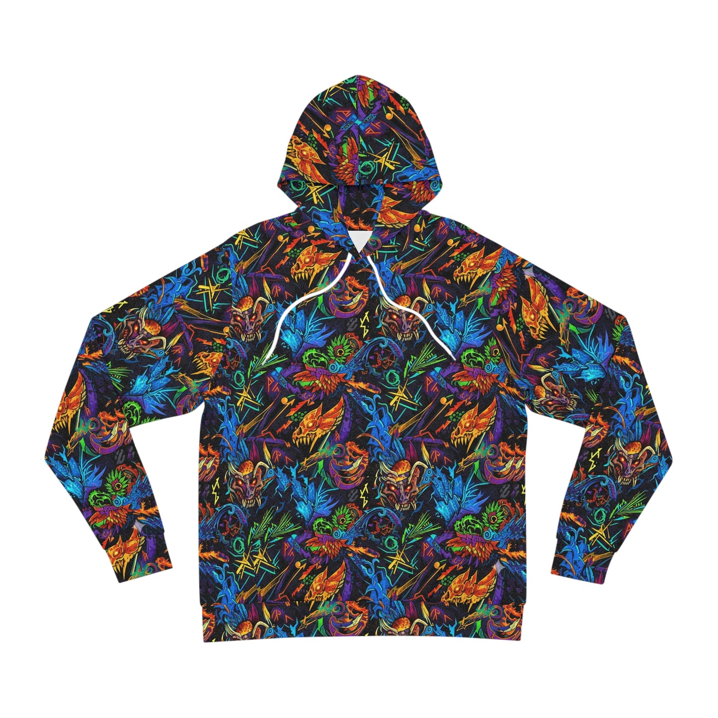 Neon Tropical Monster Hoodie