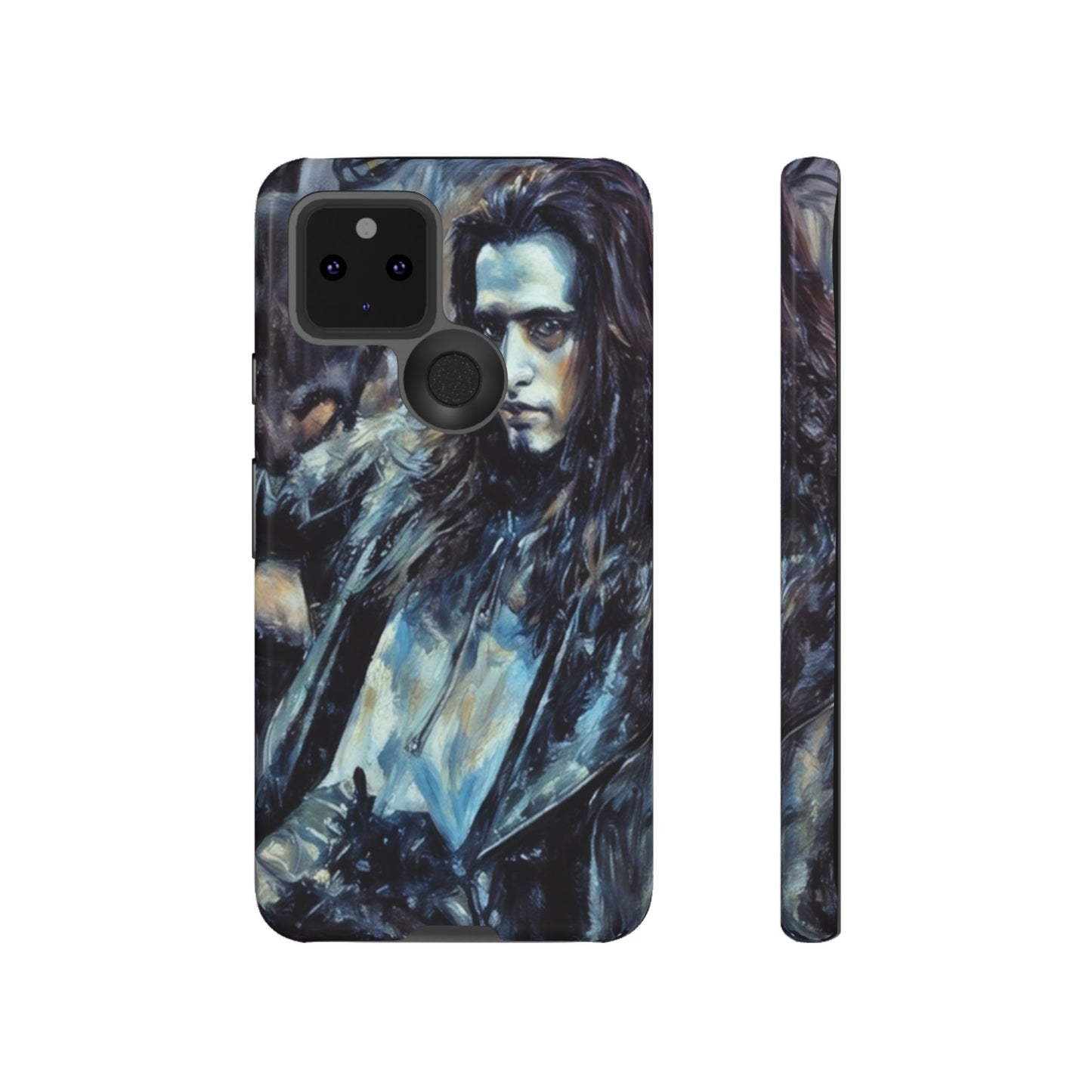 Enigmatic Goth Man Tough Phone Case