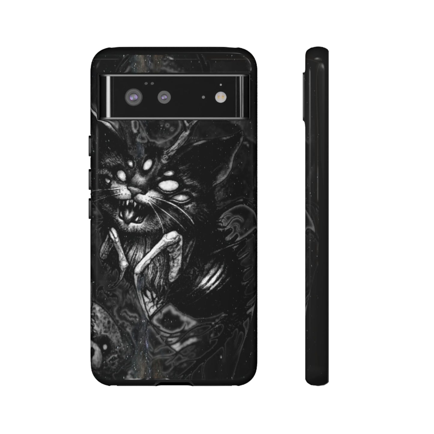 Scarey Cat Creature Tough Phone Case