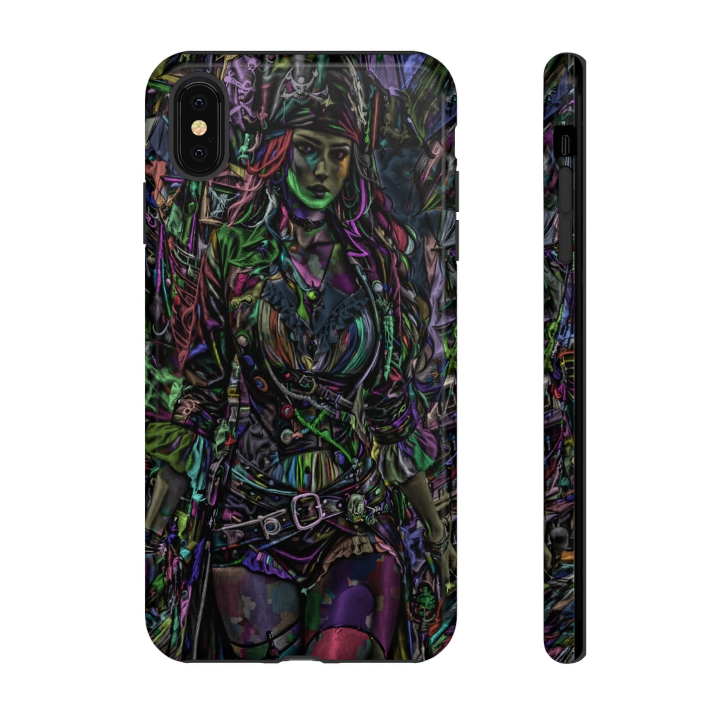 Female Pirate Tough Phone Case