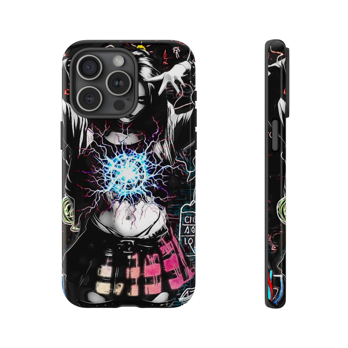 School Girl Lightning Orb Tough Phone Case