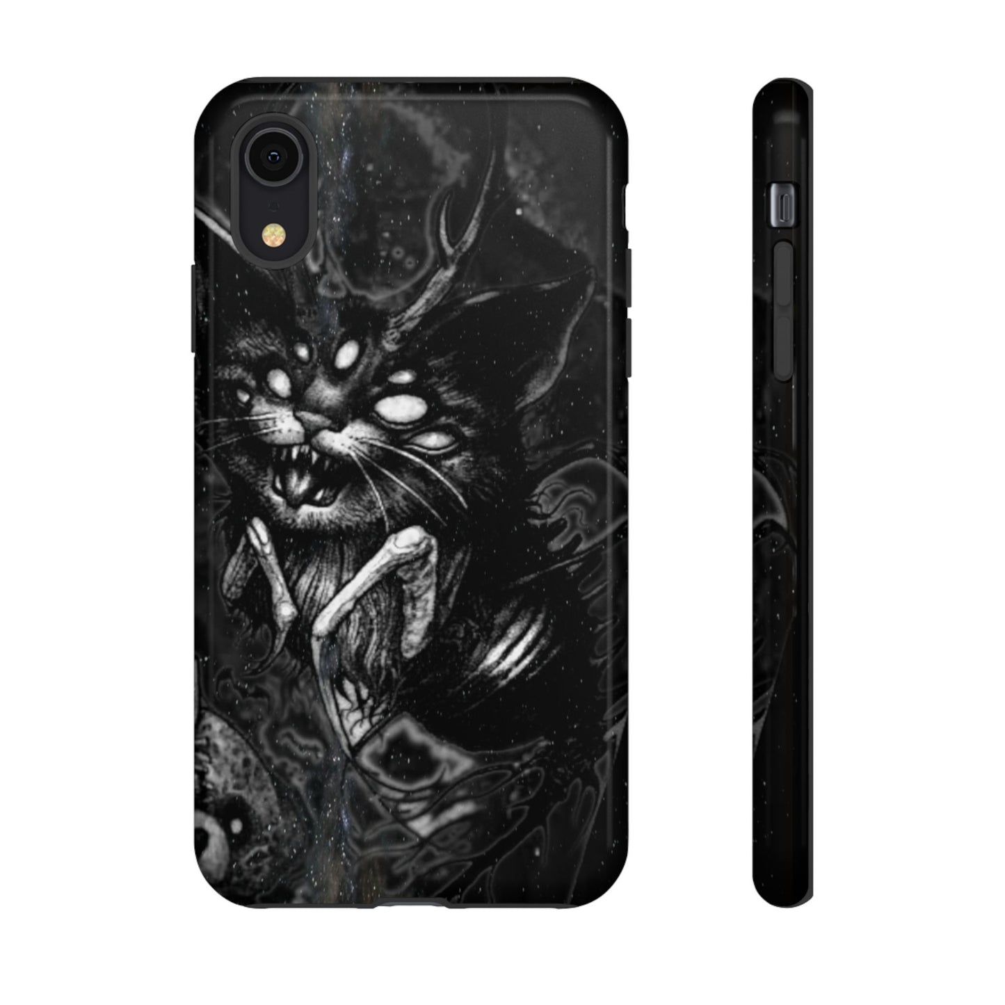 Scarey Cat Creature Tough Phone Case