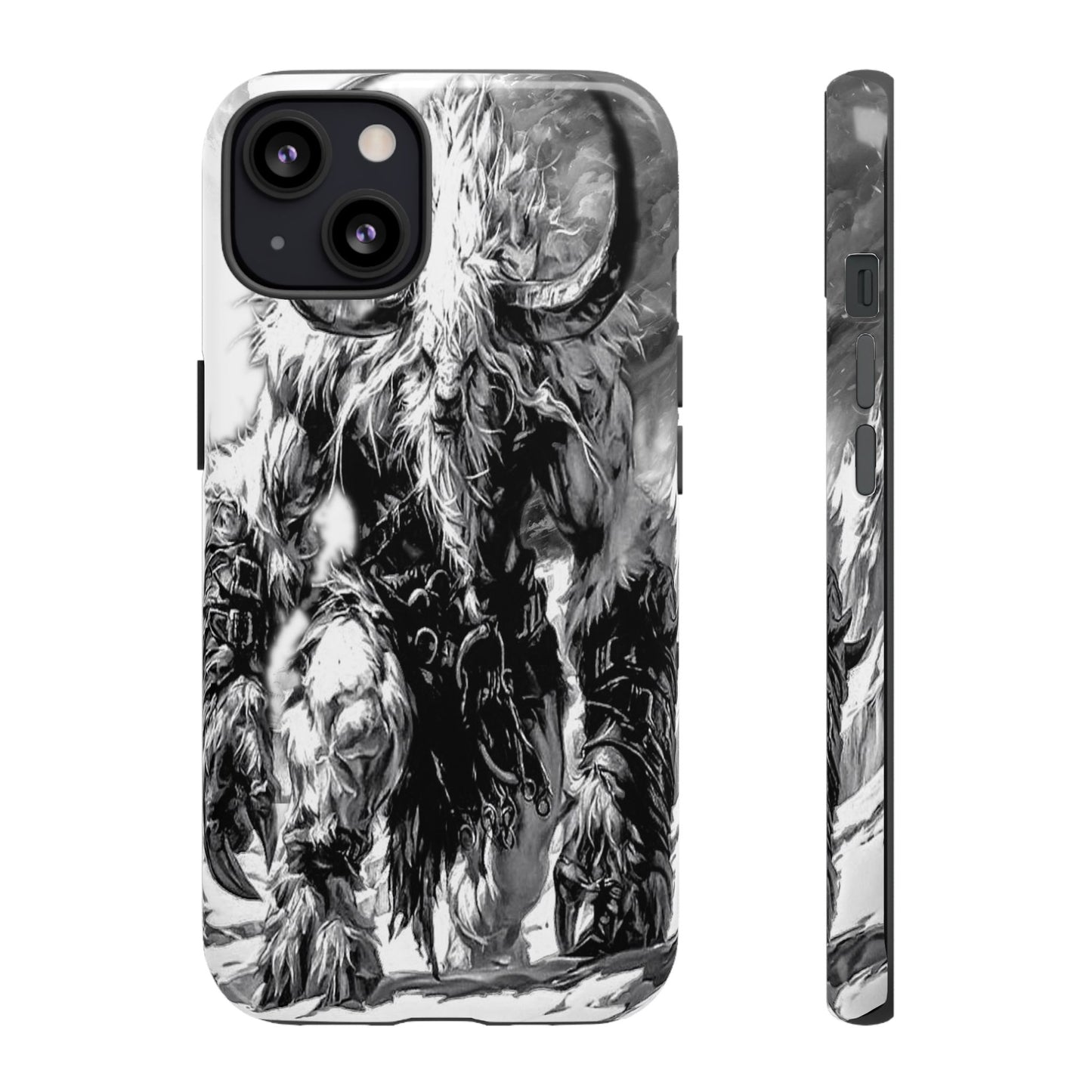 Snow Mountain Creature Tough Phone Case