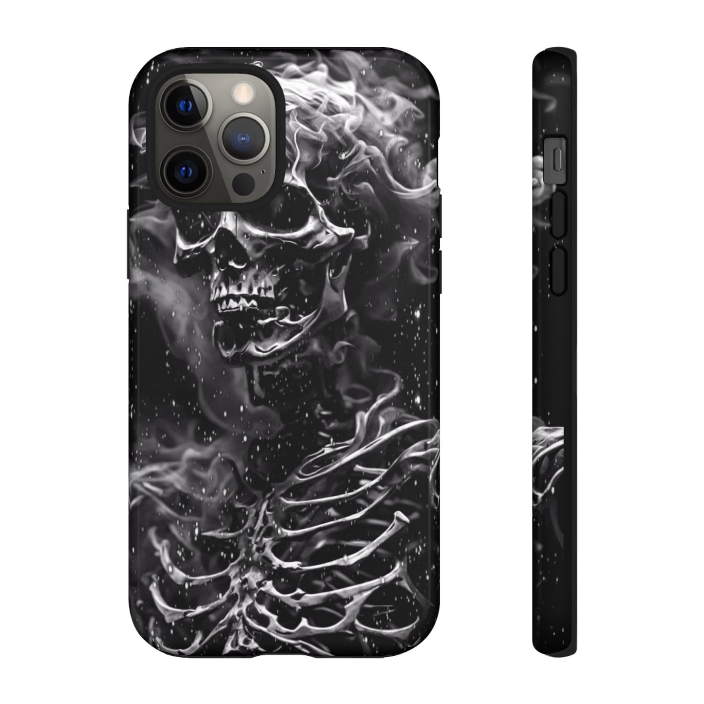 Skeleton On Fire Tough Phone Case