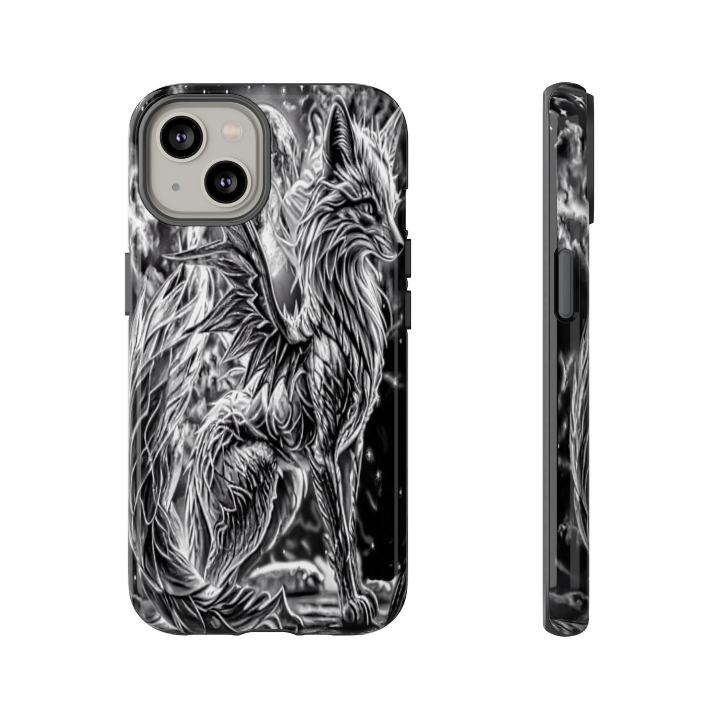 Winged Fox Tough Phone Case