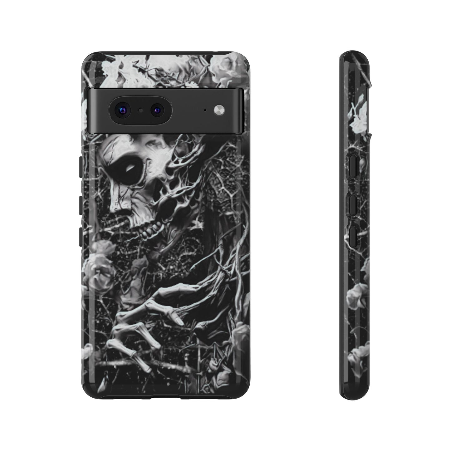 Vines Skull Face Tough Phone Case