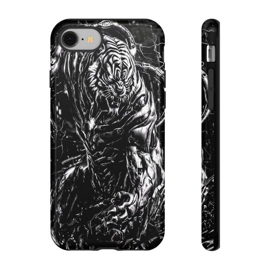 Cyborg Tiger Tough Phone Case