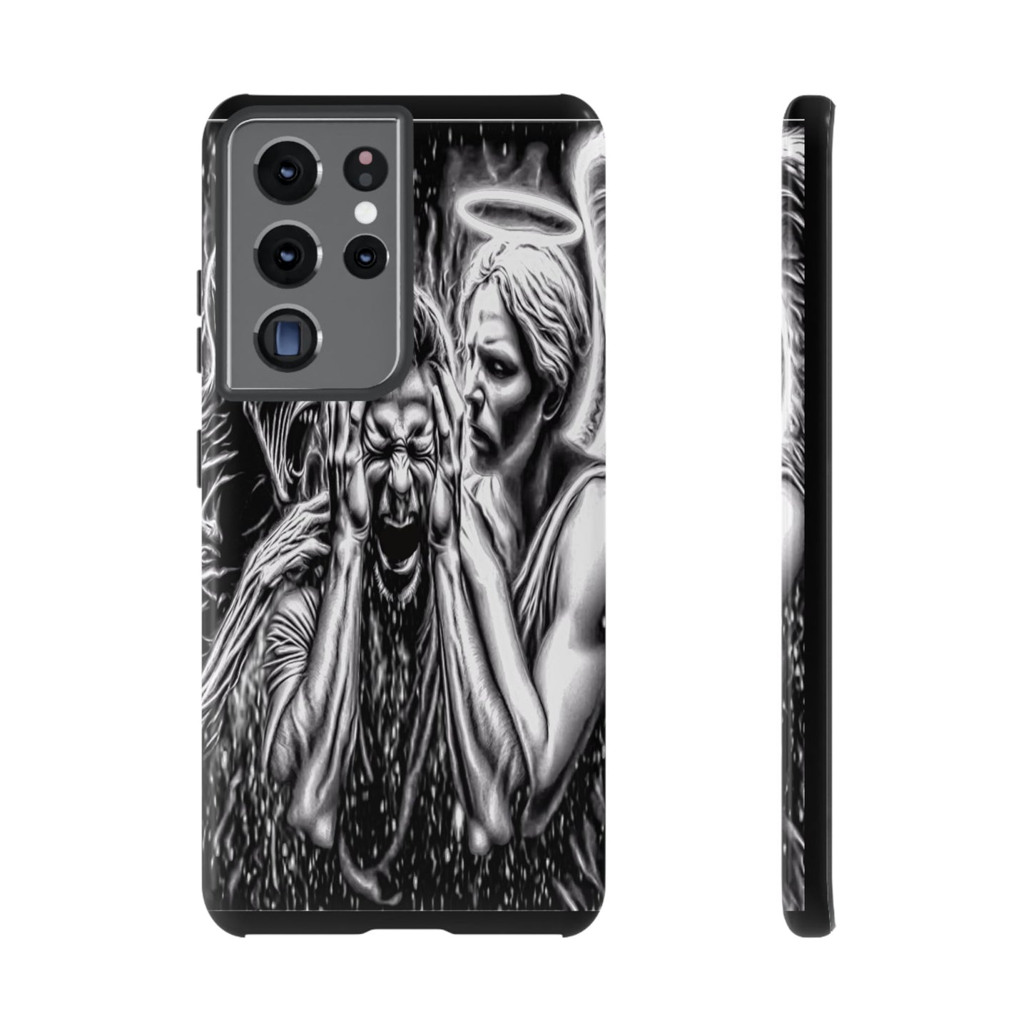 Good Vs Evil Tough Phone Case