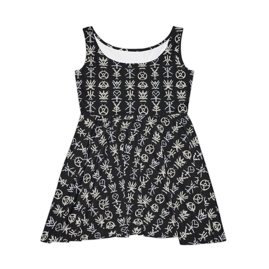 Eldritch Glyph Skater Dress