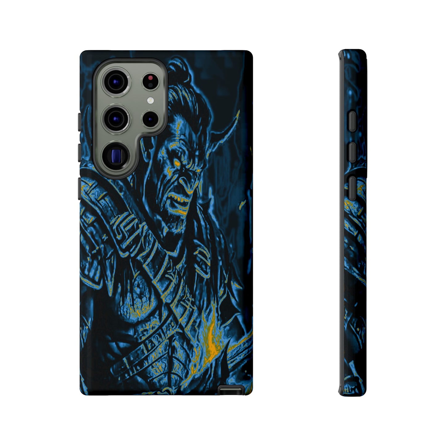 Orc With Flames Tough Phone Case