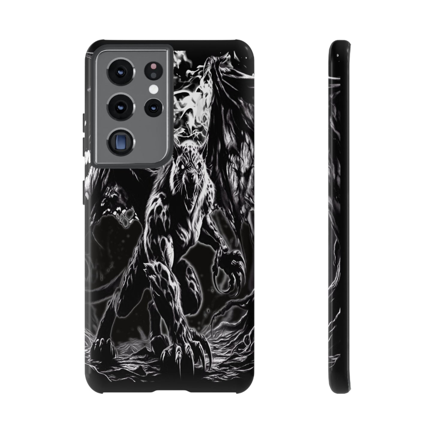 Winged Tiger Tough Phone Case