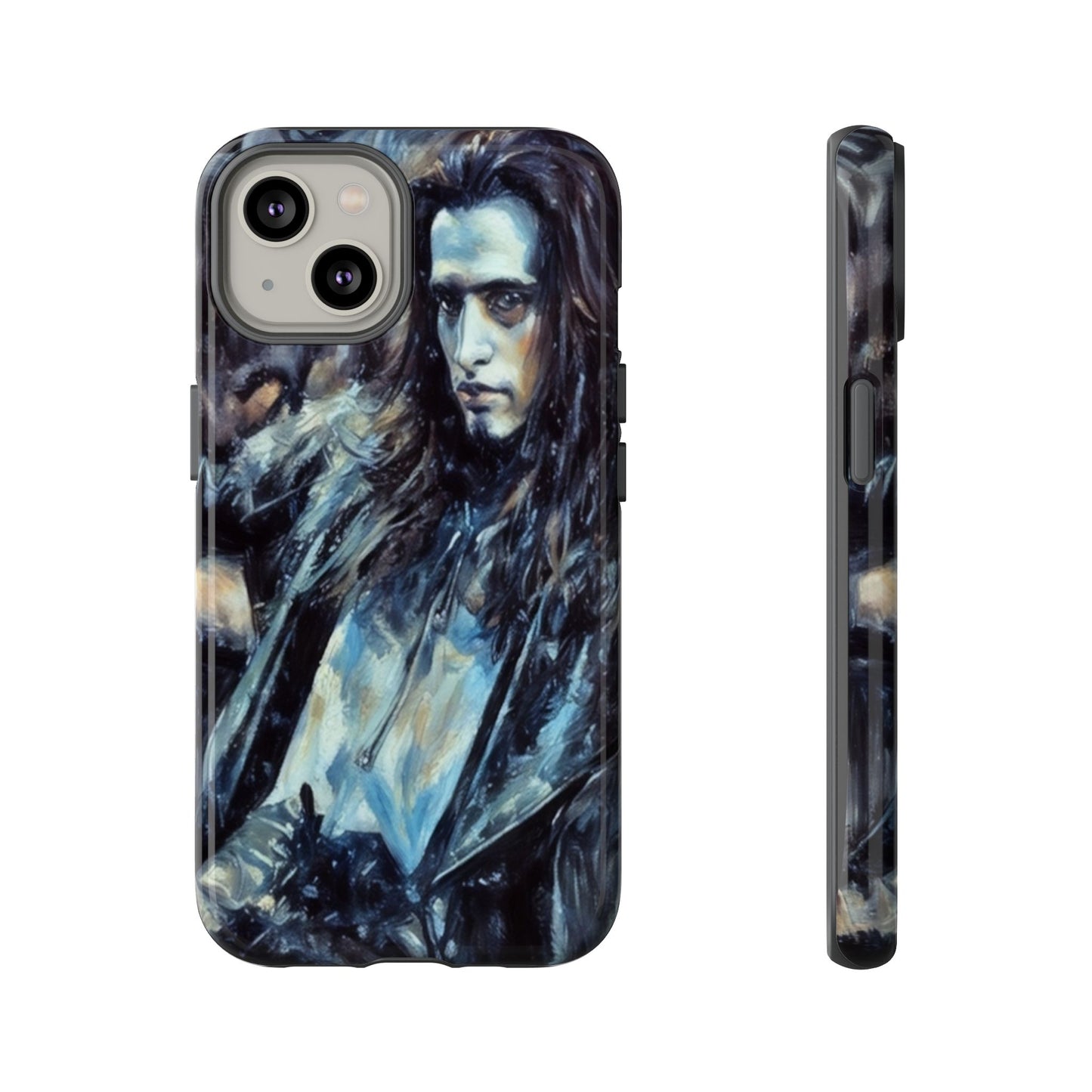 Enigmatic Goth Man Tough Phone Case