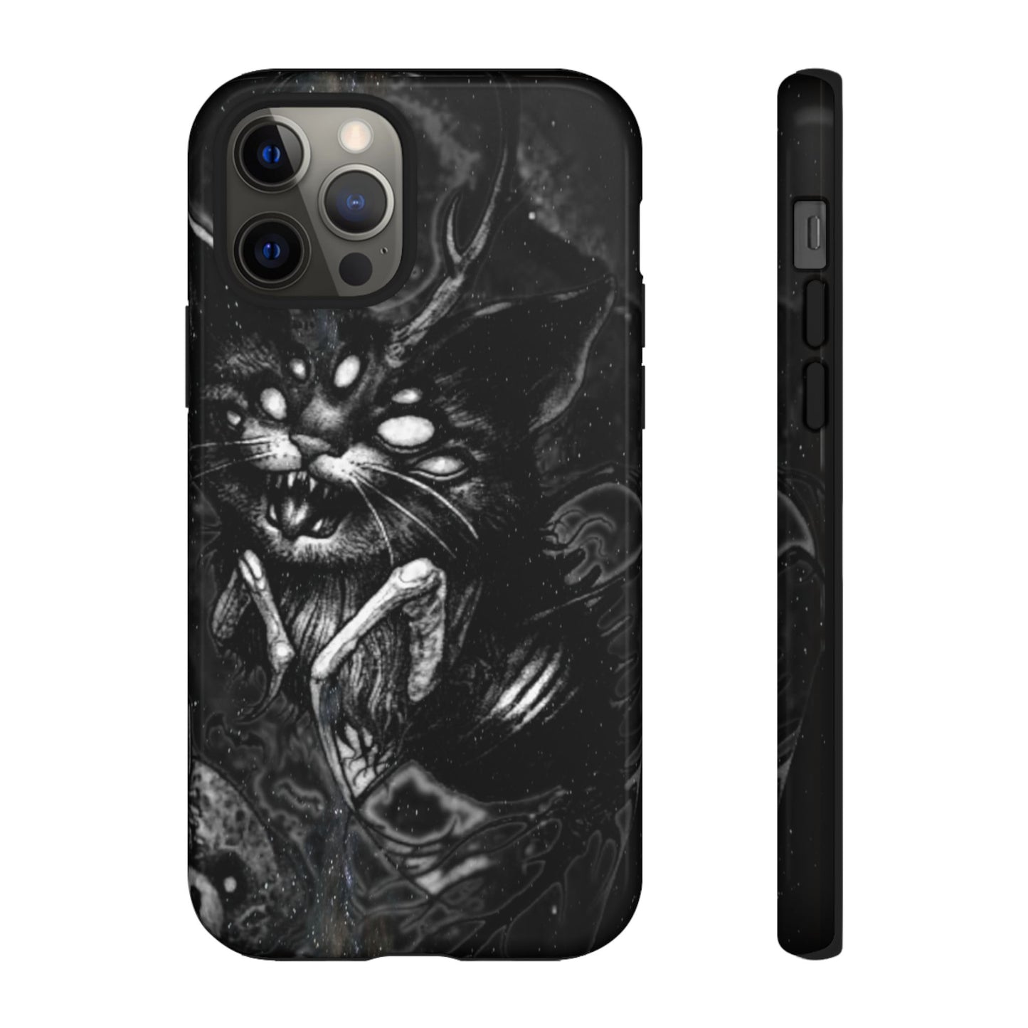 Scarey Cat Creature Tough Phone Case