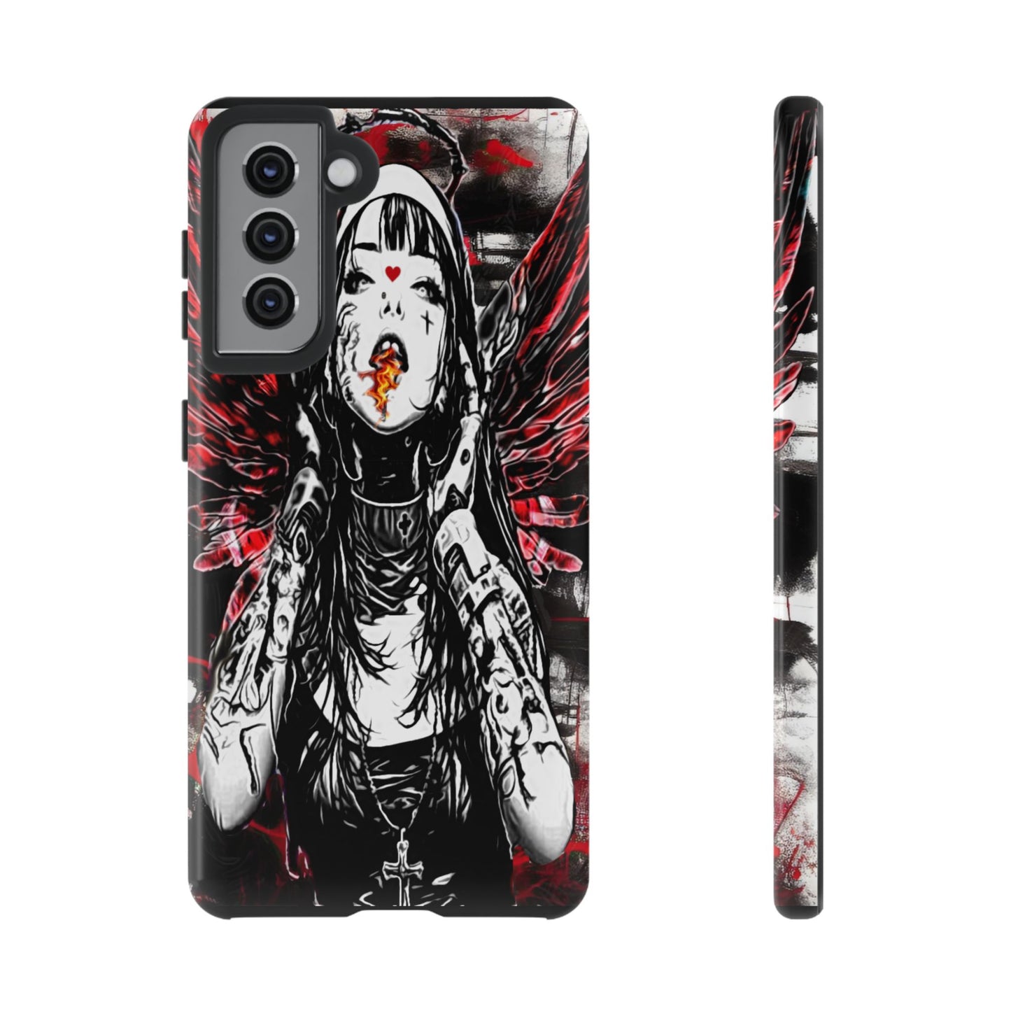 Naughty Angel Nun Tough Phone Case