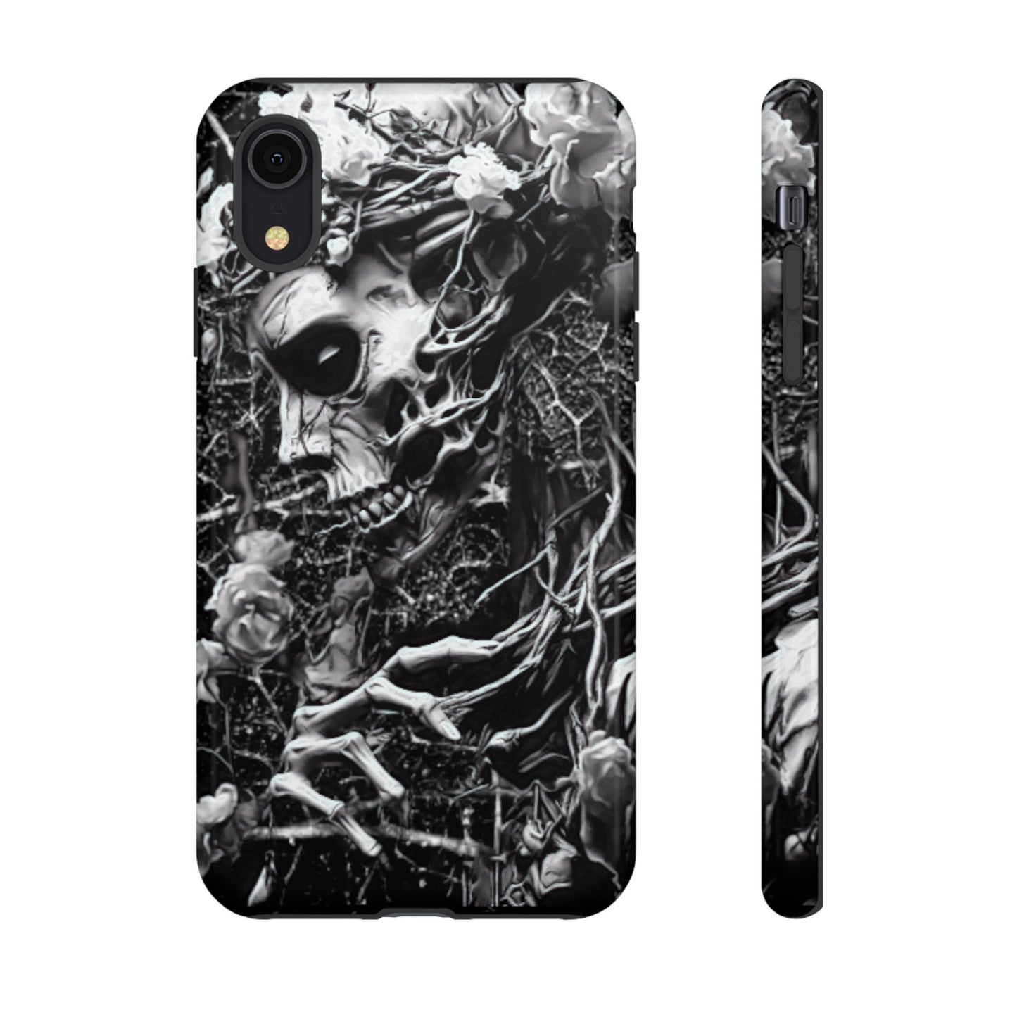 Vines Skull Face Tough Phone Case