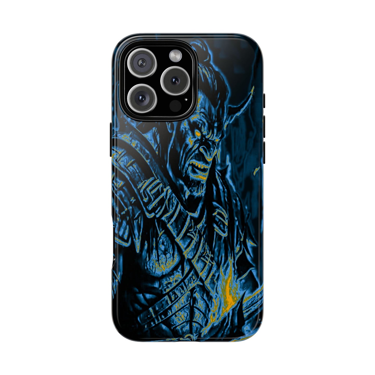 Orc With Flames Tough Phone Case