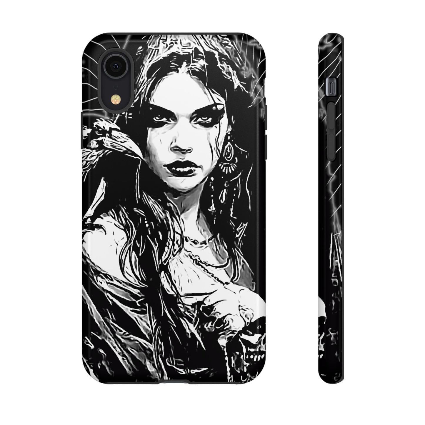 Raven Girl Tough Phone Case