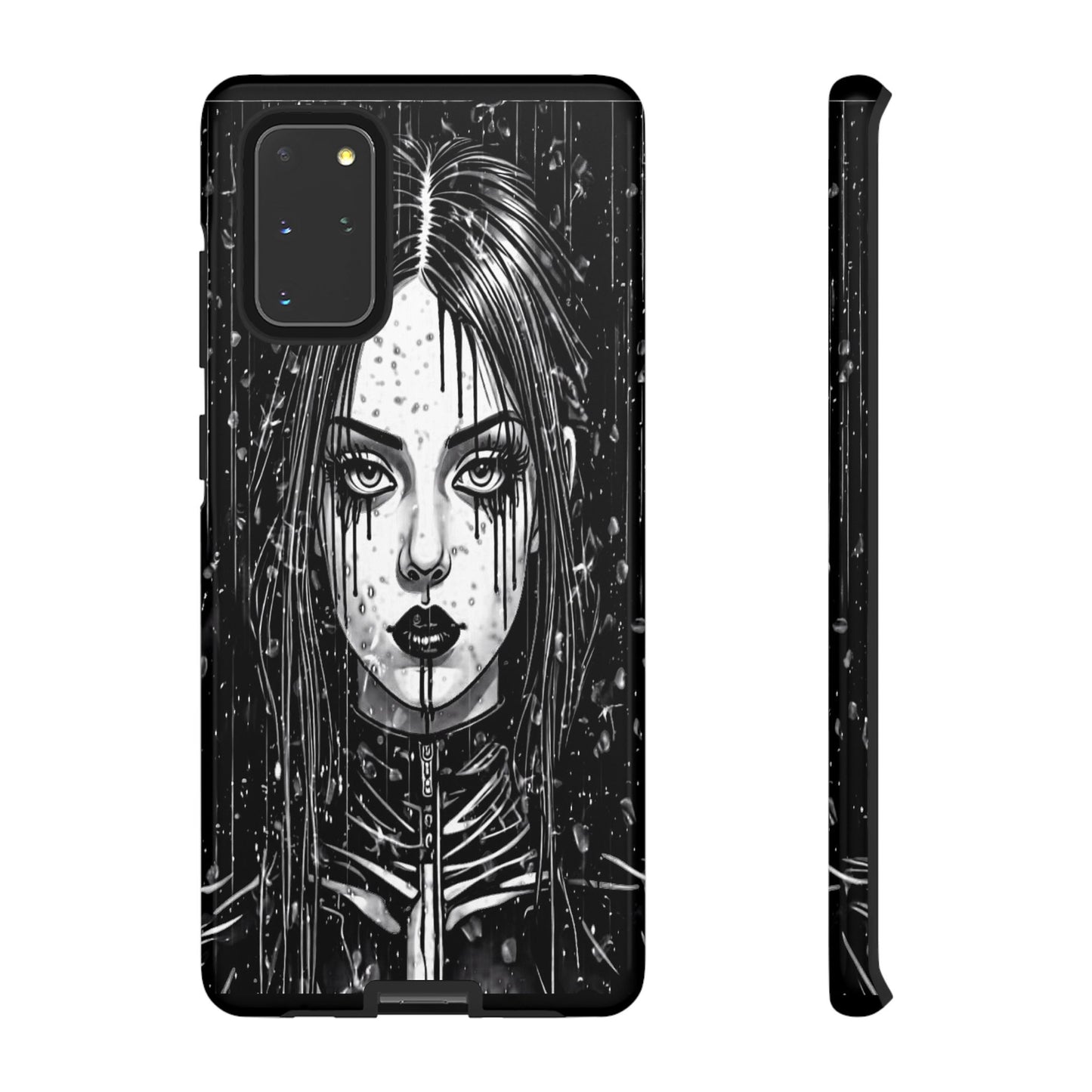 Mascara Goth Girl Tough Phone Case