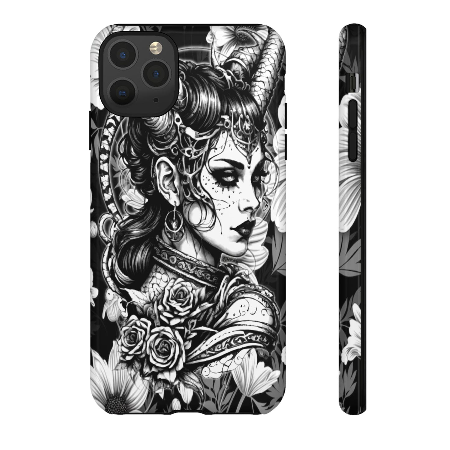 Goth Horned Queen Tough Phone Case