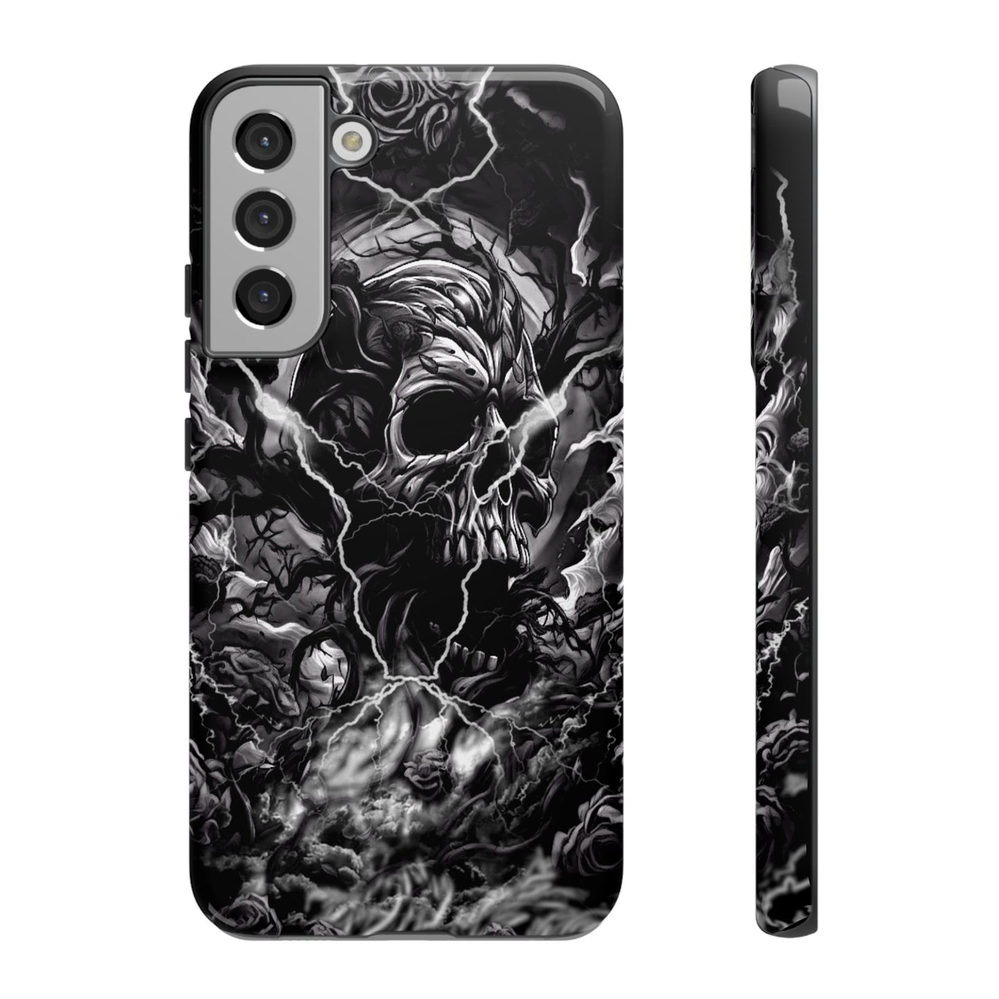 Skull Storm Tough Phone Case