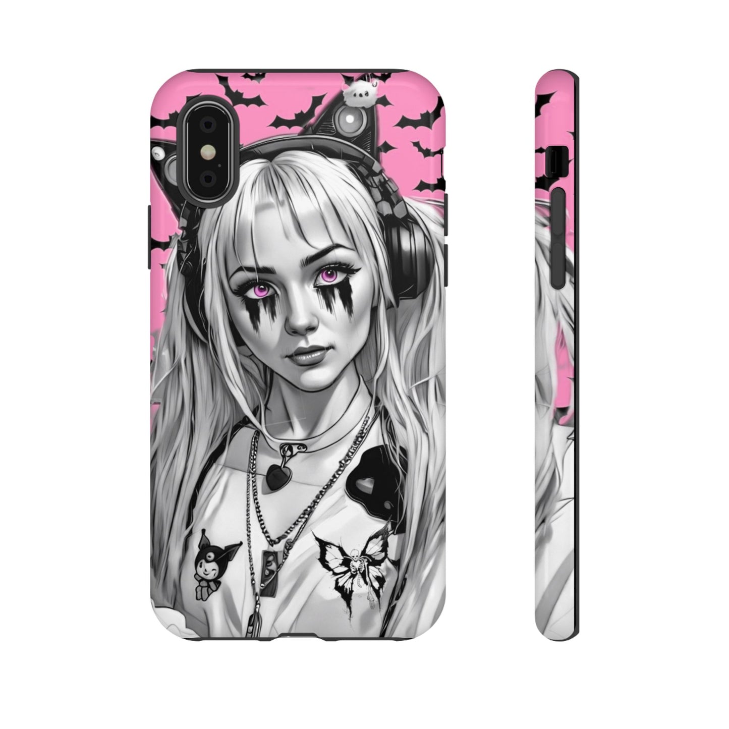 Gothic Kitty Tough Phone Case