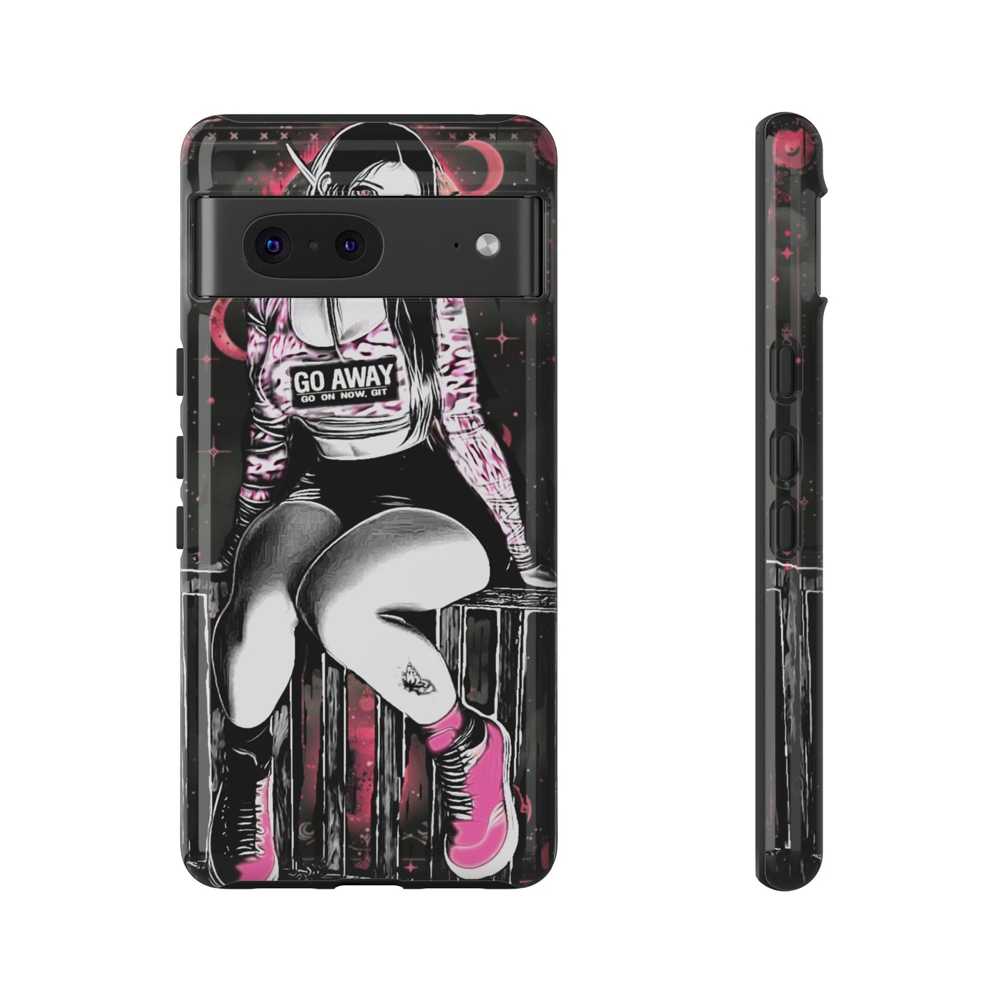 Go Away Girl Tough Phone Case