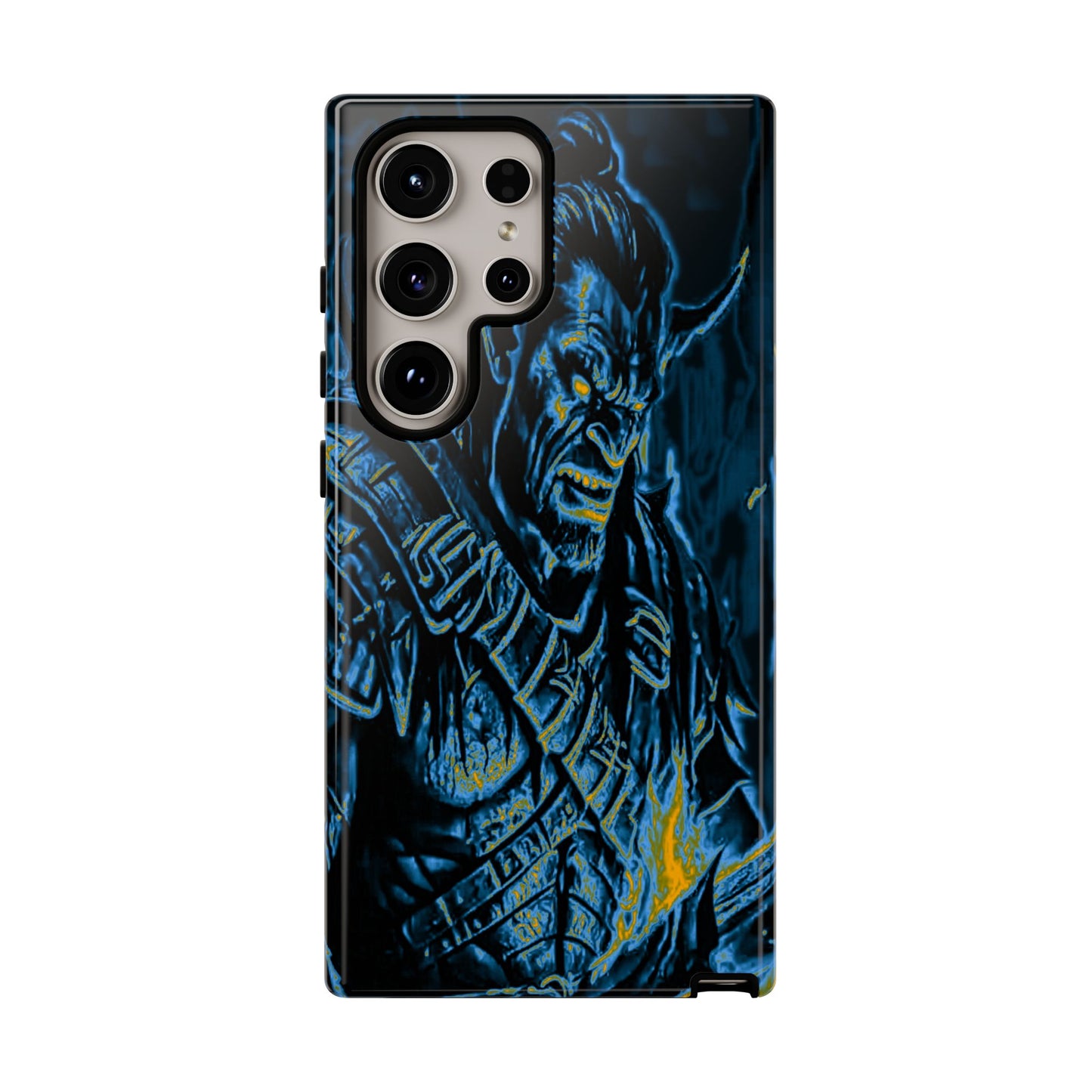 Orc With Flames Tough Phone Case