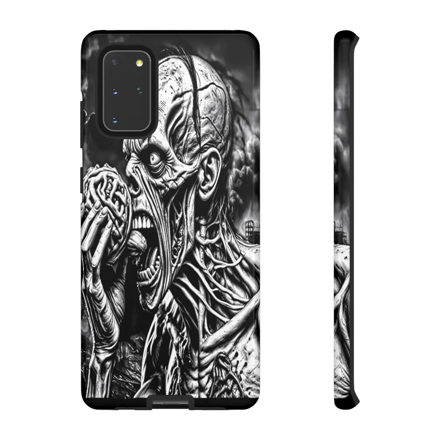 Zombie Eating Brains Tough Phone Case