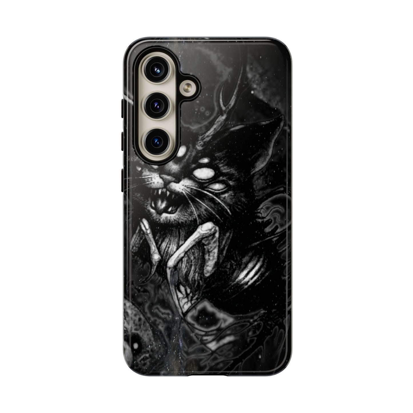 Scarey Cat Creature Tough Phone Case