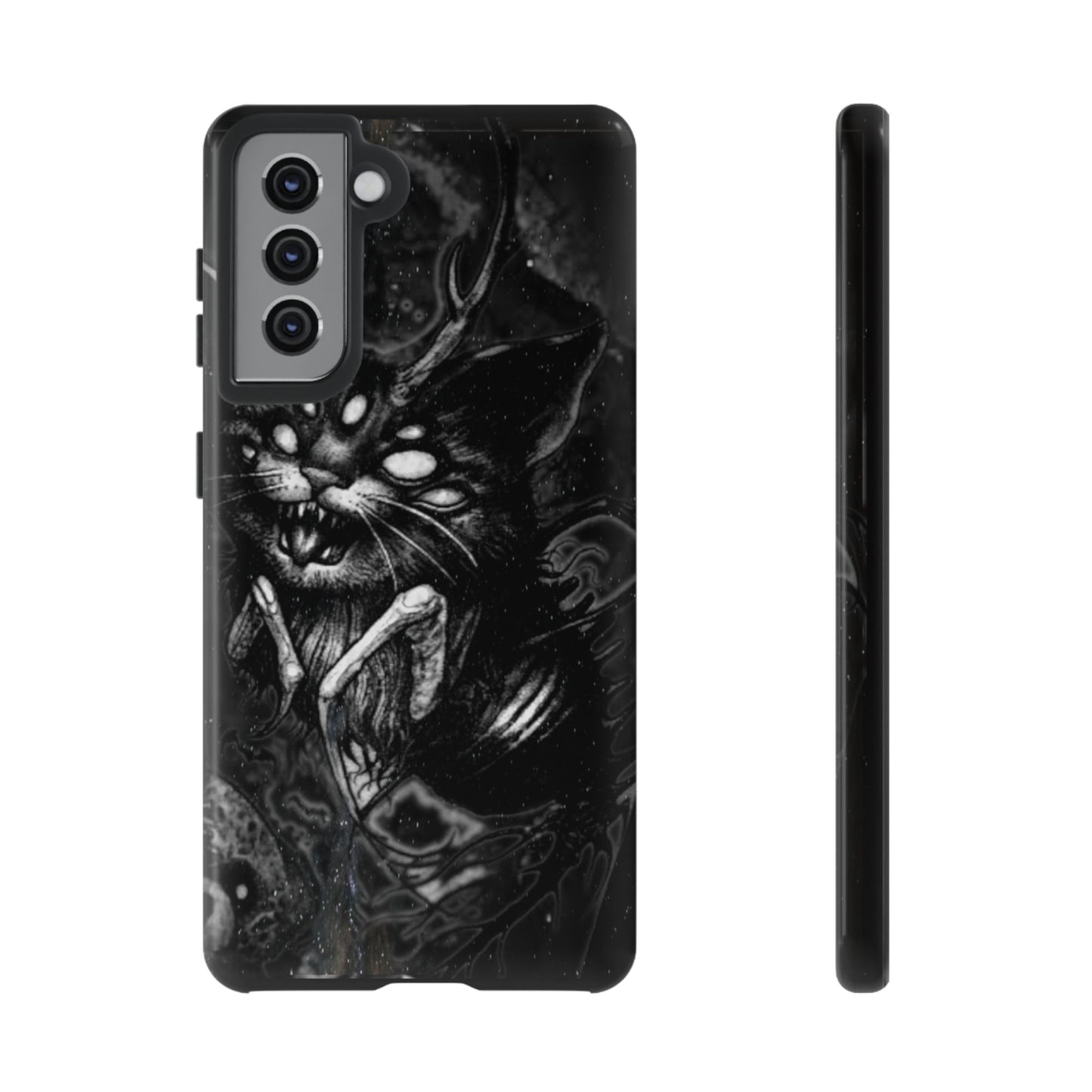 Scarey Cat Creature Tough Phone Case