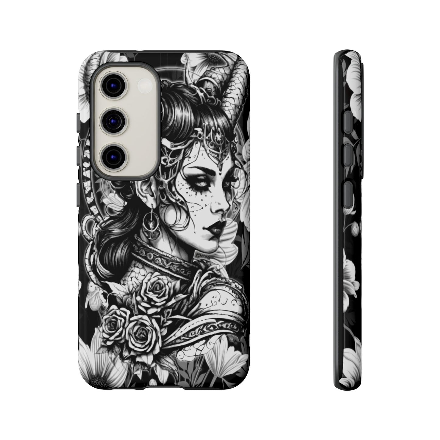 Goth Horned Queen Tough Phone Case