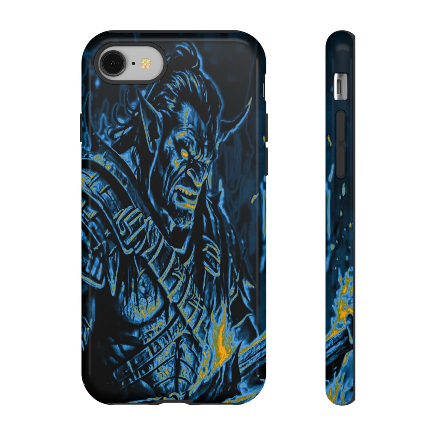 Orc With Flames Tough Phone Case