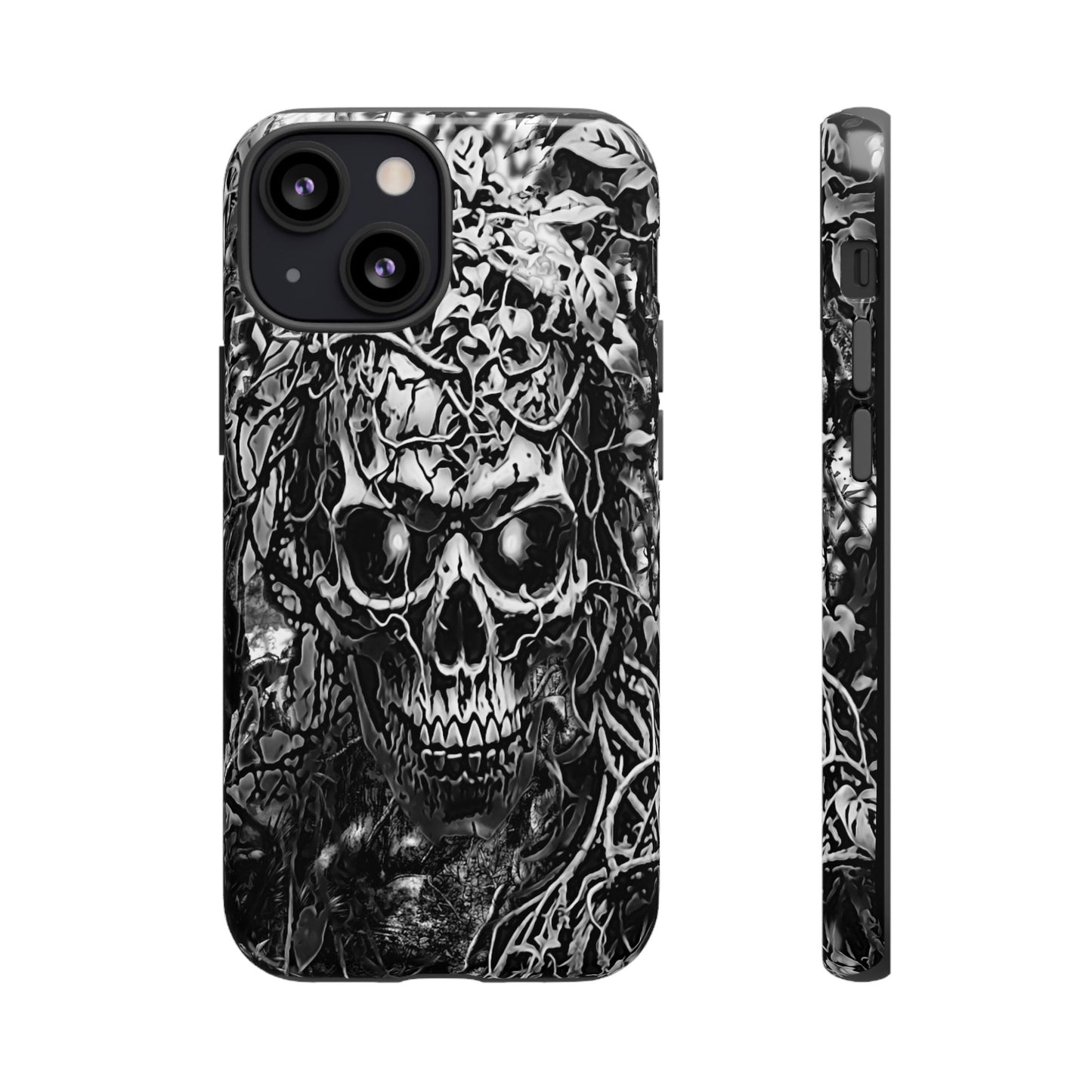 Crawling Vines Skull Tough Phone Case