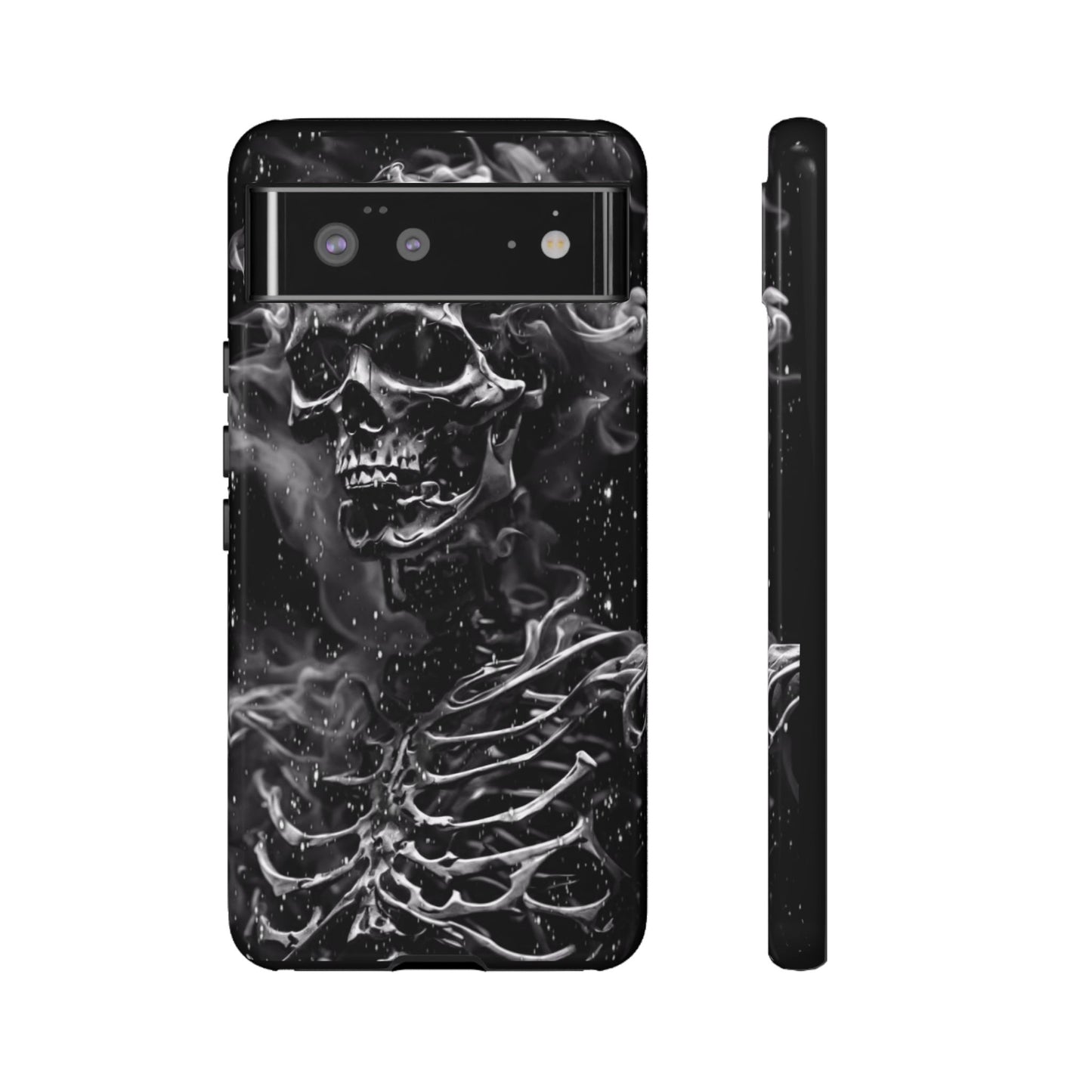 Skeleton On Fire Tough Phone Case