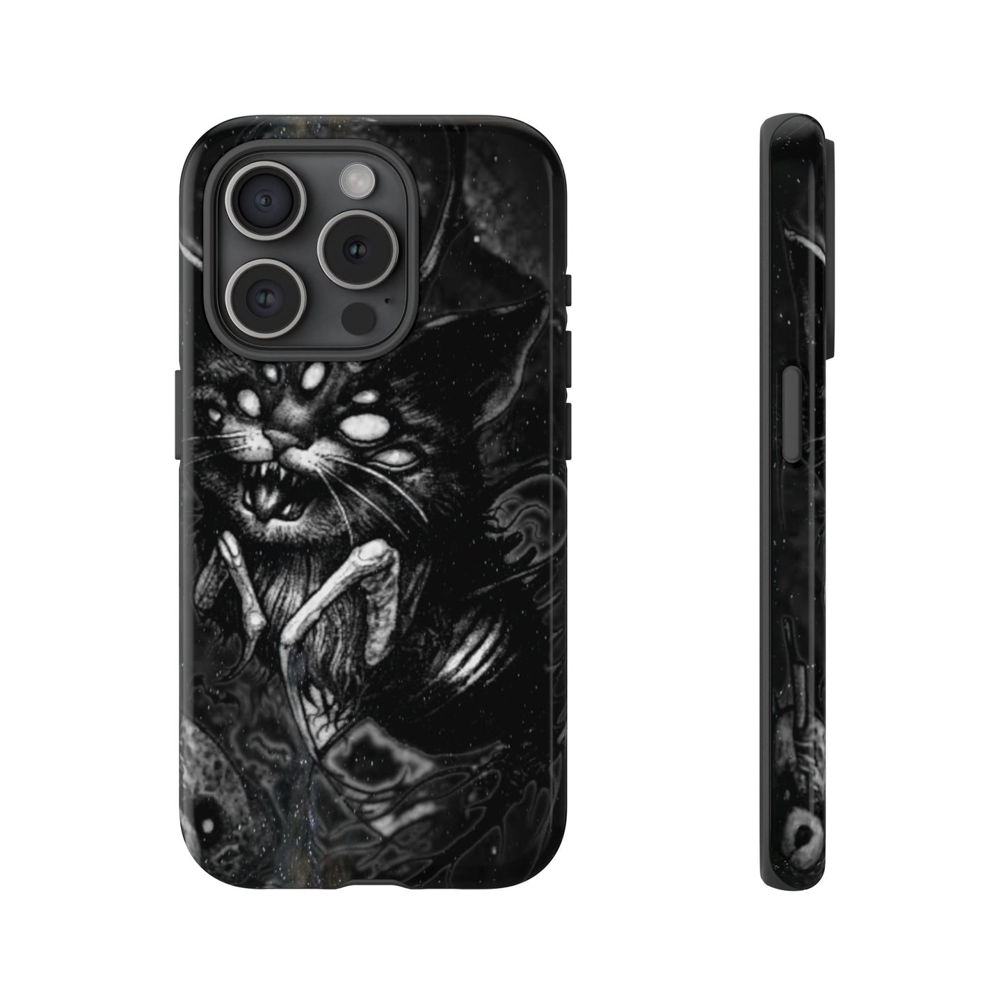 Scarey Cat Creature Tough Phone Case