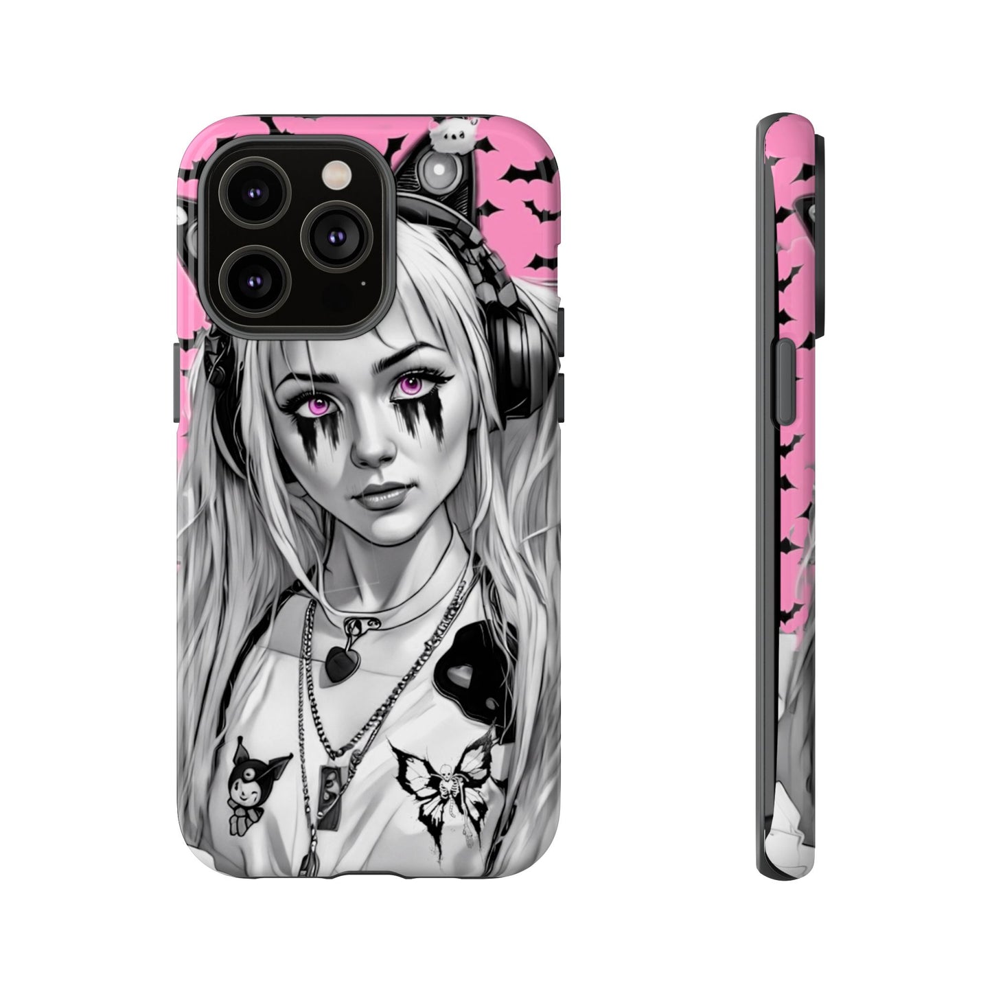 Gothic Kitty Tough Phone Case