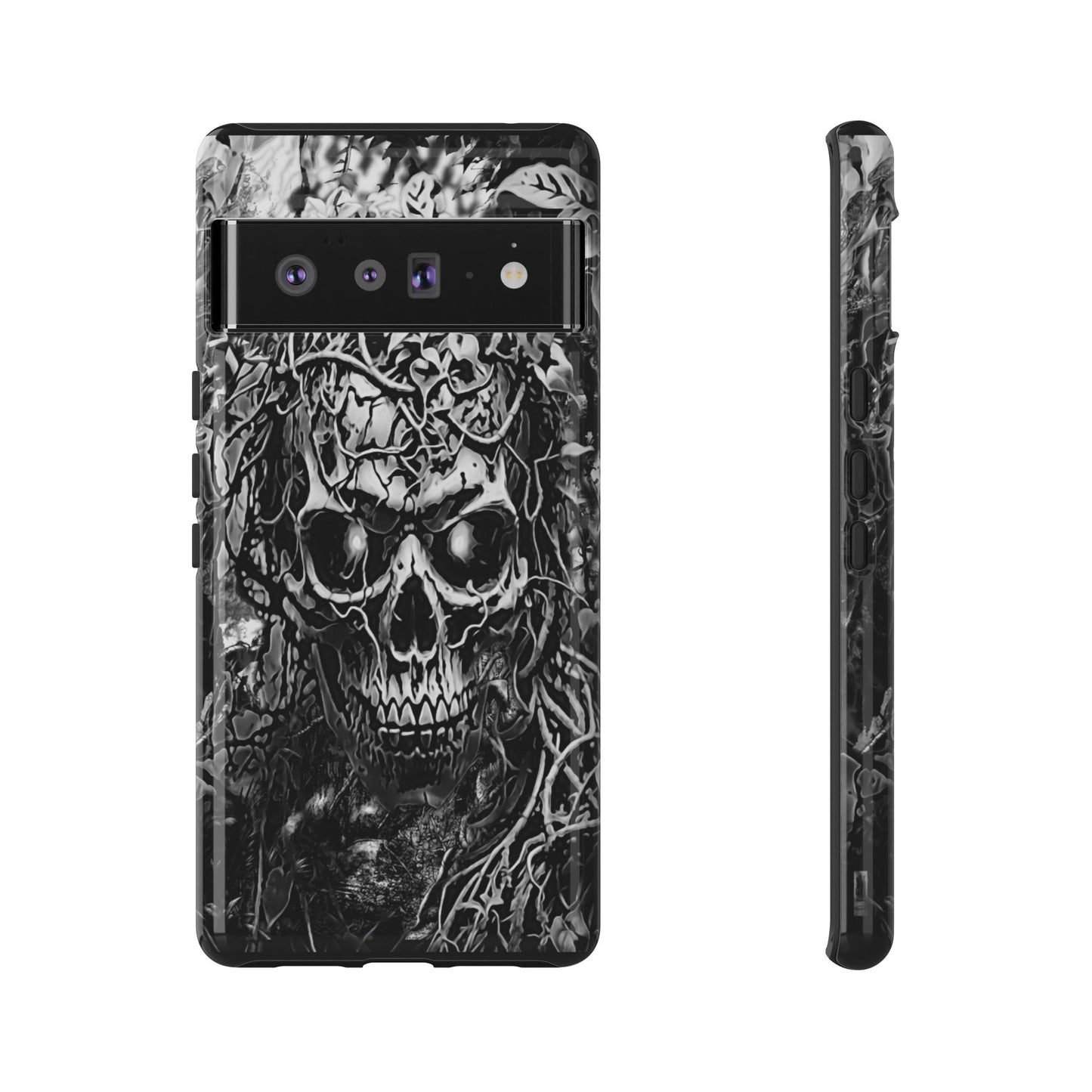 Crawling Vines Skull Tough Phone Case