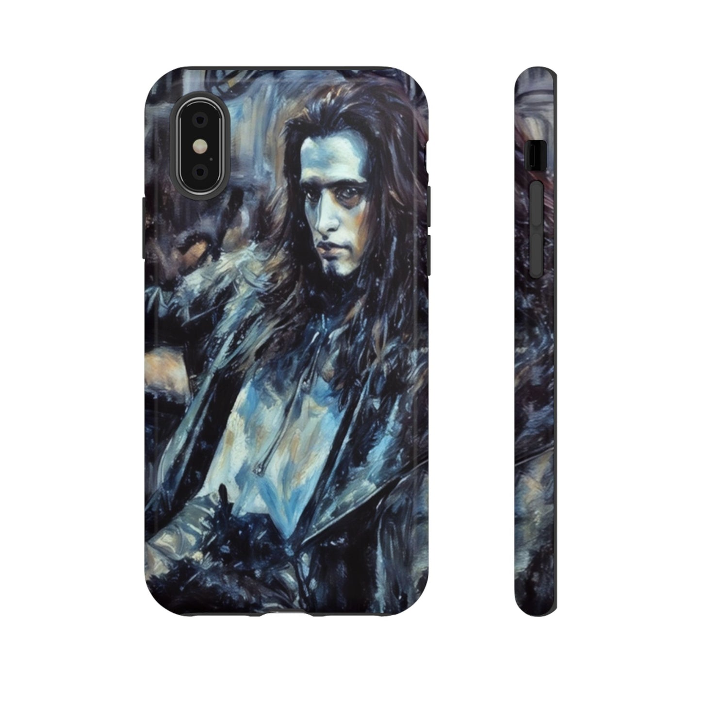 Enigmatic Goth Man Tough Phone Case